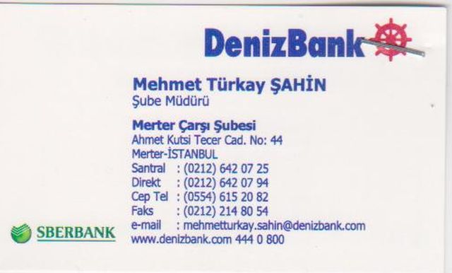 Mehmet Türkay Şahin - Denizbank