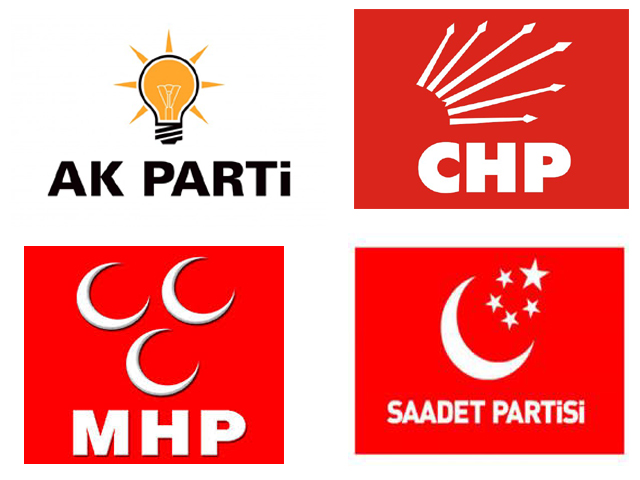 Partilerin Meclis üyesi Aday Listeleri