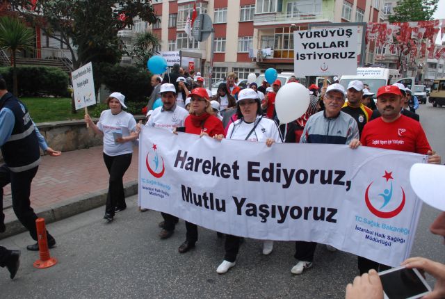 Güngören Sağlık Yürüyüşünde Tek Yürek Oldu