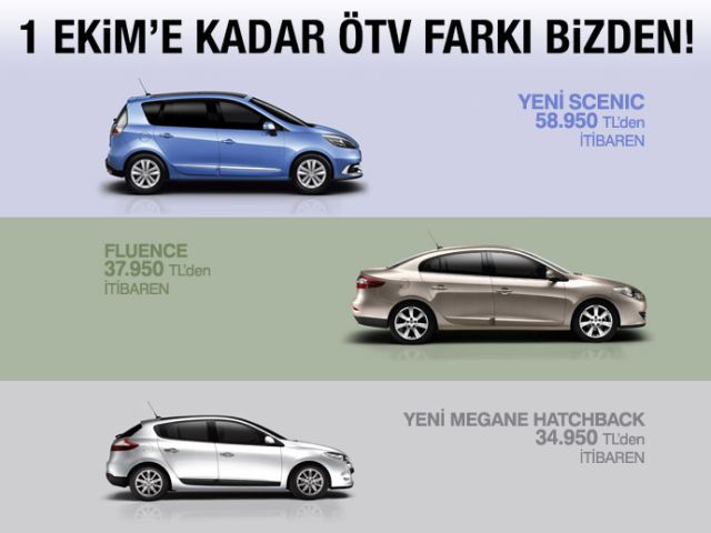 1 Ekime Kadar ötv Farkı Zenginli Otomotiv'den!