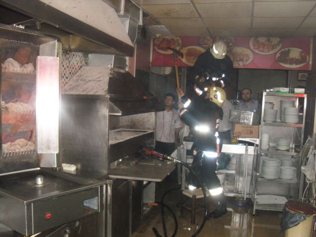 Ensar Piliçde çıkan Yangın Korkuttu