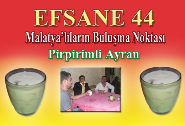 Malatya'nın Meşhur Pirpirim Ayranı Efsane Cafe 44'de