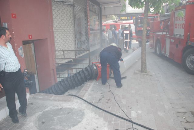 Depodaki Yangın İnsanları Sokağa Döktü