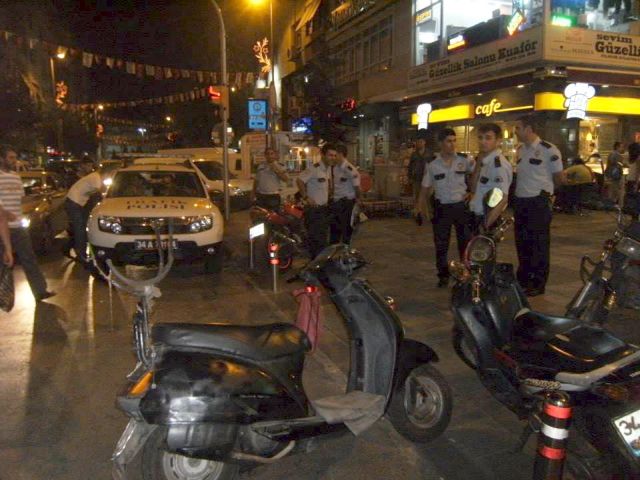 Motor Sürücülerini Polis Afetmedi