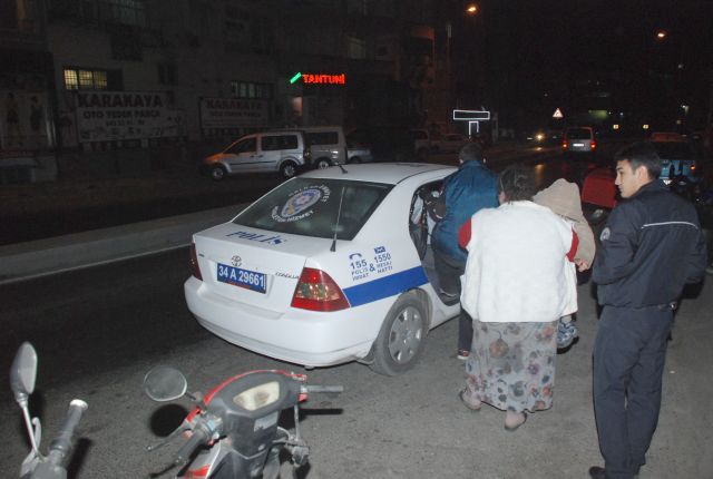 Polisin şefkat Eli Yine Mağdura Uzandı