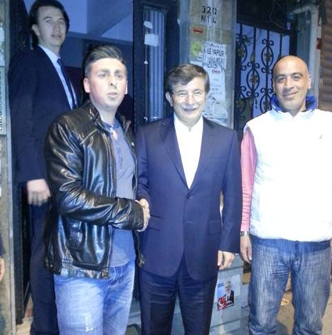 Bakan Ahmet Davutoğlu Güngören'e Gece Geldi