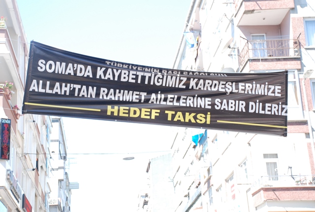 Hedef Taksi Esnafı Soma Acısını İçlerinde Hissettiler