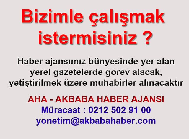 Bizimle çalışmak İstermisiniz?