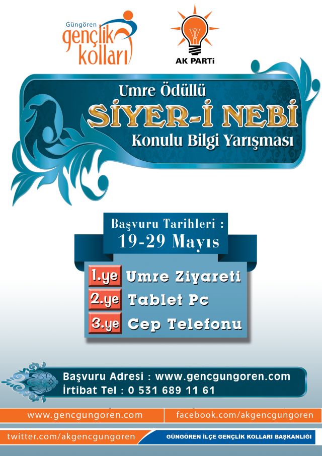 Ak Parti Siyer-i Nebi Yarışması Düzenliyor