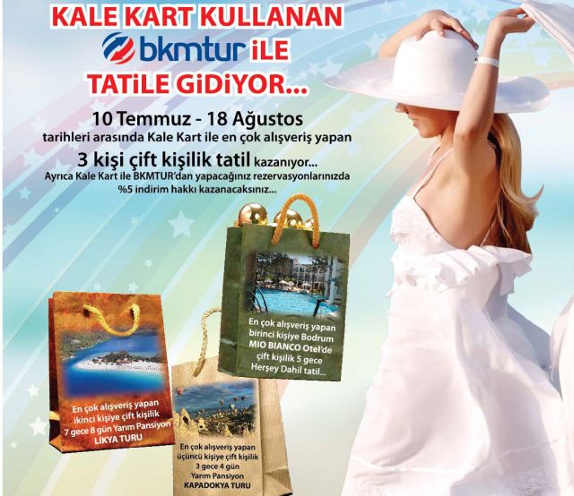 Kale'den Geçen Tatile Gidiyor